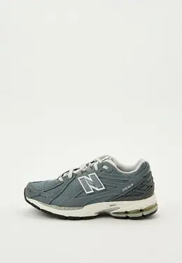 New Balance: Серые кроссовки 