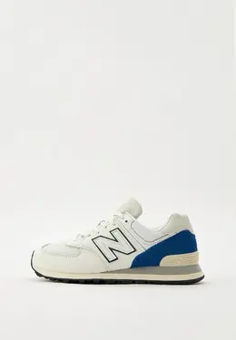 New Balance: Бежевые кроссовки 