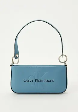 Calvin Klein Jeans: Синяя сумка 