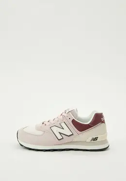 New Balance: Розовые кроссовки 