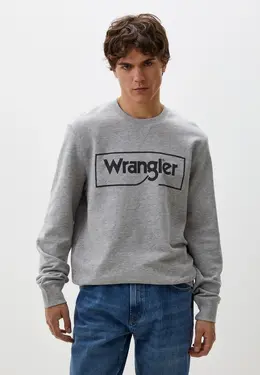 Wrangler: Серый свитшот 