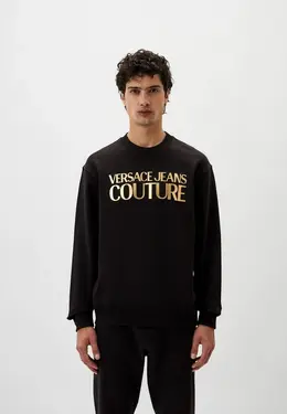 Versace Jeans Couture: Чёрный свитшот 