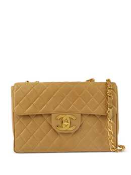 CHANEL Pre-Owned: Бежевая сумка 