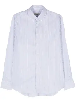 Canali: Рубашка в полоску 