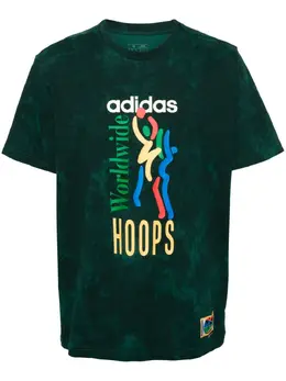 adidas: Хлопковая футболка  Hoops