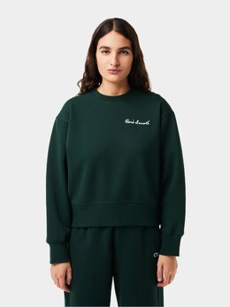 Lacoste: Зелёный свитшот 