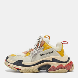 Balenciaga: Многоцветные кроссовки  Triple S