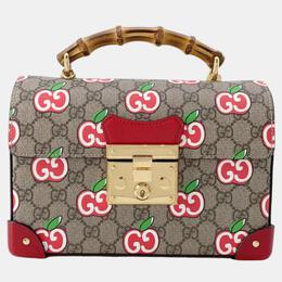 Gucci: Бежевая сумка  GG Supreme