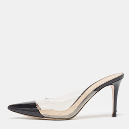 Gianvito Rossi: Чёрные сабо  Plexi