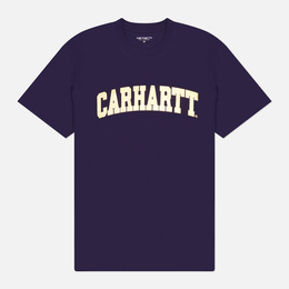 Carhartt WIP: Фиолетовая футболка 