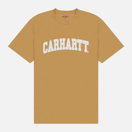 Carhartt WIP: Жёлтая футболка 