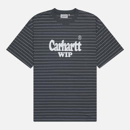 Carhartt WIP: Серая футболка 