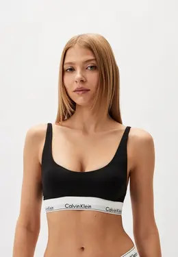 Calvin Klein: Чёрный бюстгальтер 