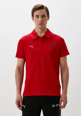 PUMA: Красное поло 