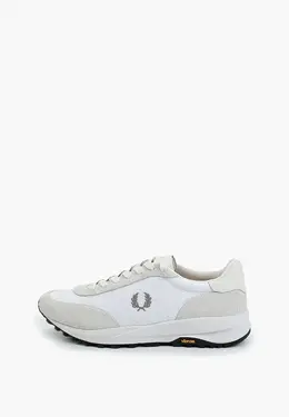 Fred Perry: Бежевые кроссовки 