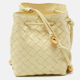 Bottega Veneta: Светлая сумка  Intrecciato