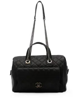 CHANEL Pre-Owned: Чёрная сумка 