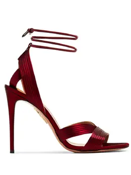 Aquazzura: Тёмные сандалии 