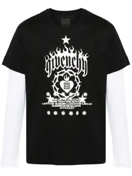 Givenchy: Чёрная футболка 