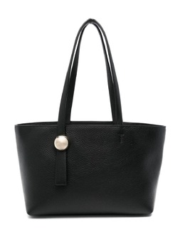Furla: Чёрная сумка-шоппер 
