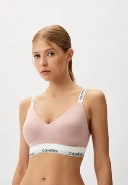 Calvin Klein Underwear: Розовый бюстгальтер 