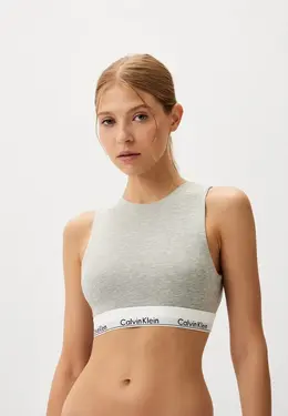 Calvin Klein Underwear: Серая майка 