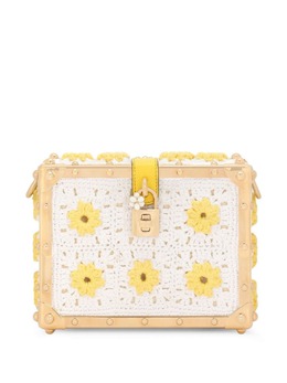Dolce & Gabbana: Белый клатч  Dolce Box