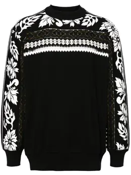 sacai: Трикотажный свитер 