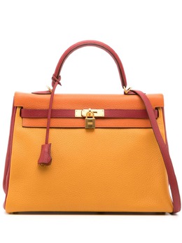Hermès Pre-Owned: Оранжевая сумка 