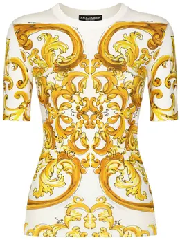 Dolce & Gabbana: Трикотажный свитер  Majolica