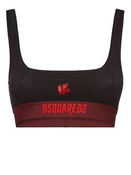 Dsquared2: Чёрный бюстгальтер 