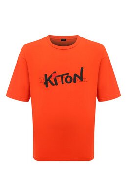 Kiton: Хлопковая футболка 