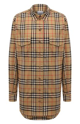 Burberry Beige Vintage Check Scales Shirt 8018569 lpn16293689 LePodium