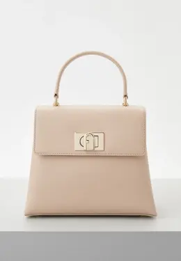 Furla: Розовая сумка 