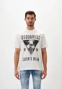 Dsquared2: Белая футболка 