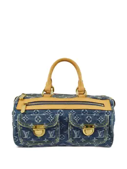 Louis Vuitton Pre-Owned: Голубая сумка-шоппер 