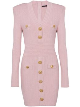 Balmain: Трикотажное платье 