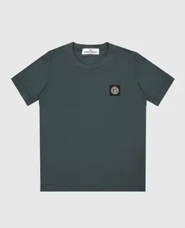 Stone Island: Зелёная футболка 