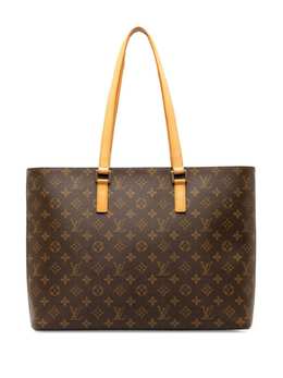 Louis Vuitton Pre-Owned: Коричневая сумка-шоппер