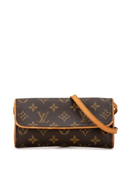 Louis Vuitton Pre-Owned: Коричневая сумка через плечо 