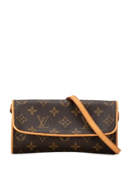 Louis Vuitton Pre-Owned: Коричневая сумка через плечо 