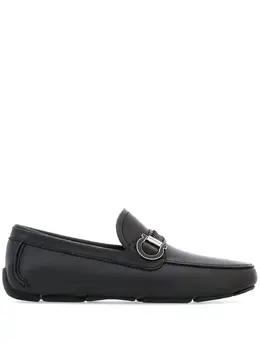 Ferragamo: Чёрные туфли  Gancini