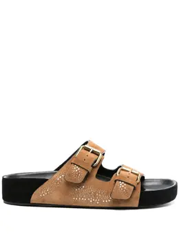 ISABEL MARANT: Коричневые сандалии  Lennyo