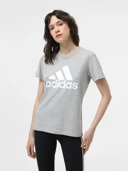 Adidas: Серая футболка  Essentials