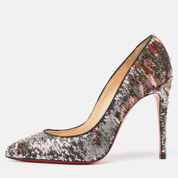 Christian Louboutin: Многоцветные туфли  Pigalle