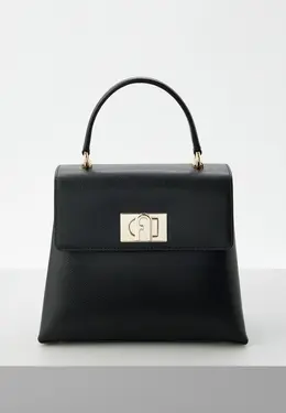 Furla: Чёрная сумка 