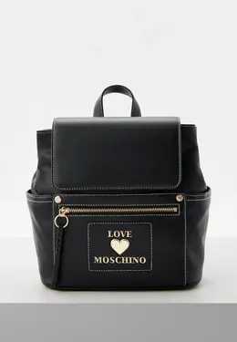 Love Moschino: Чёрный рюкзак 