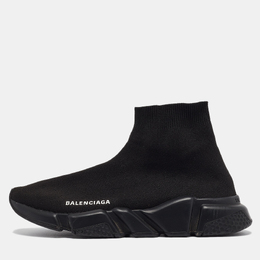 Balenciaga: Чёрные кроссовки  Speed Trainer