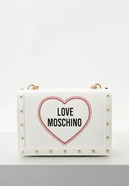 Love Moschino: Белая сумка 