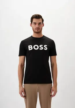 Boss: Чёрная футболка 